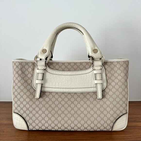 VINTAGE Celine Boogie Bag in Macadam - Picture 2 of 11